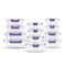 Joyful by JoyJolt® 24-Piece Purple Glass Storage Container Set with Leakproof Lids